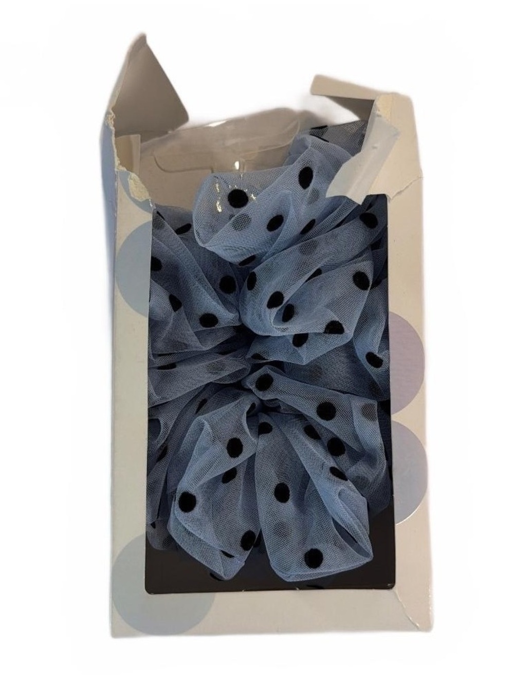 PopSockets Scrunchie Bracelet Phone Wristlet Blue Polka Dot Cell Phone Holder